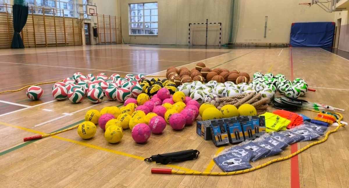 Dostali nowy sprzęt sportowy