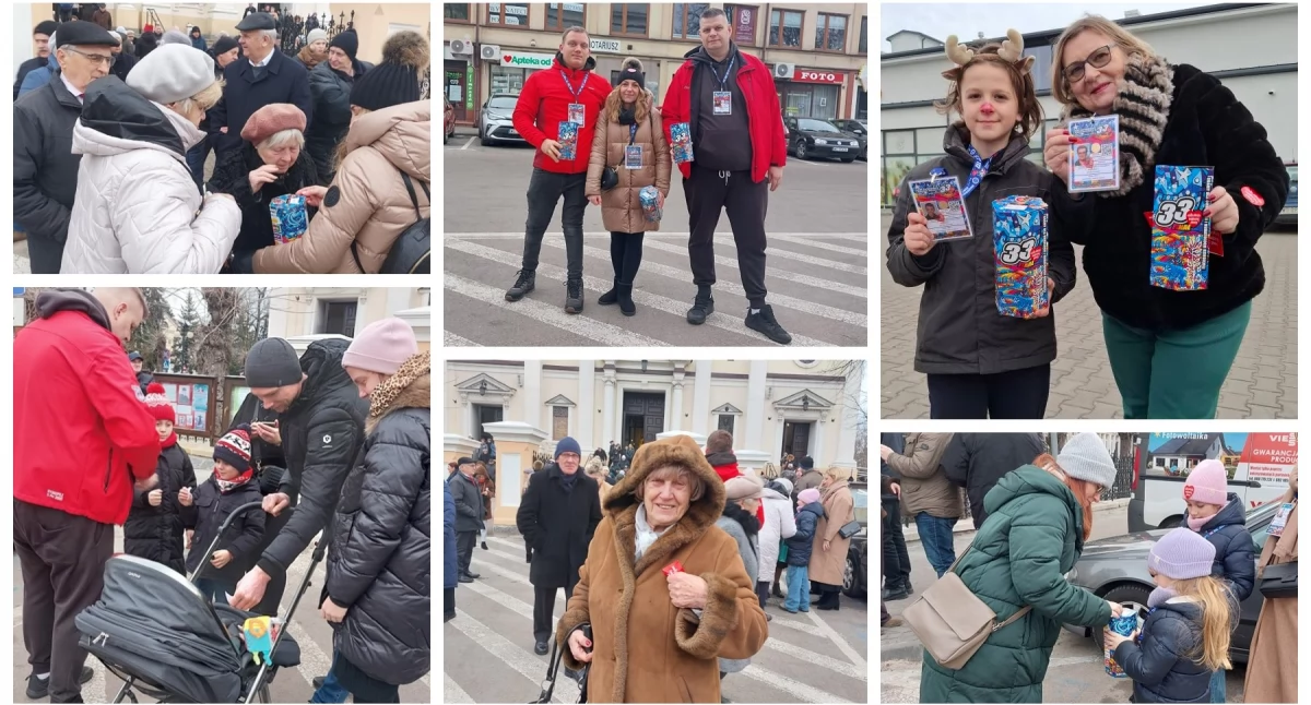 Wolontariusze kwestują dla WOŚP! Dziś jeszcze koncerty, licytacje i światełko do nieba!
