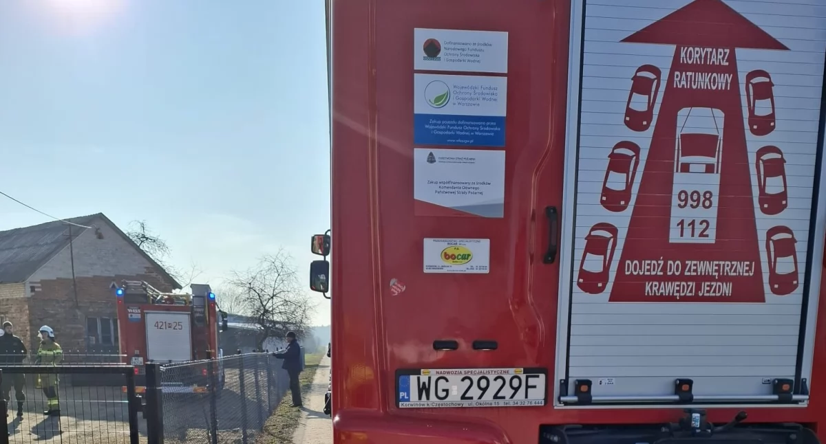 Zgłoszono podtrucie tlenkiem węgla. Interweniowali strażacy