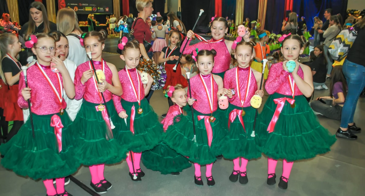 Mażoretki ze Starego Pilczyna z sukcesami na Kurpie Dance Cup 2025!