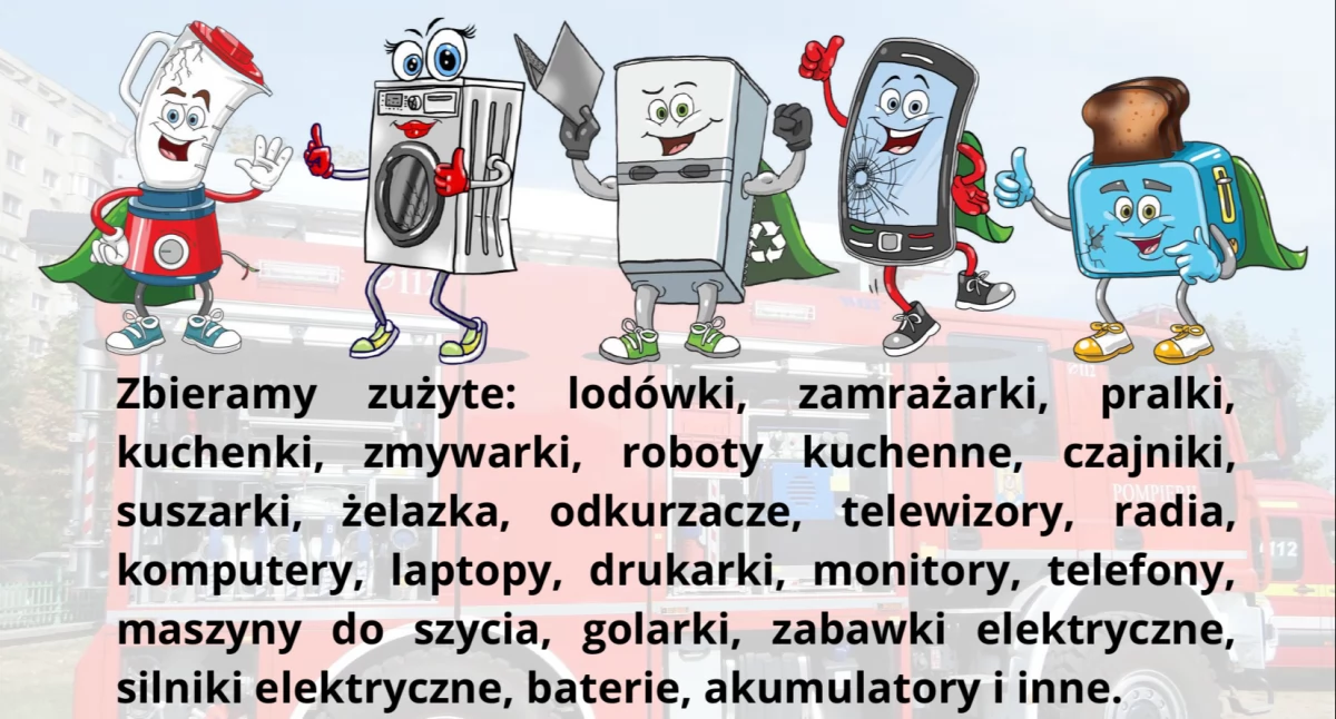 Ochotnicy zbierają elektrośmieci