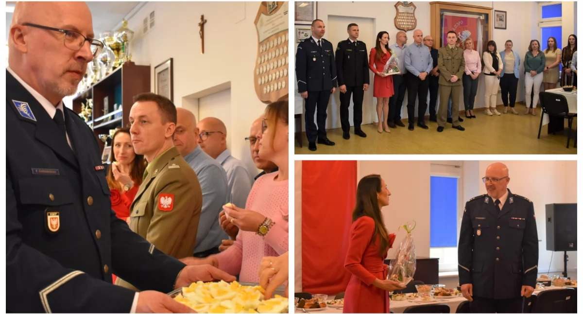 Przedświąteczne spotkanie w komendzie policji