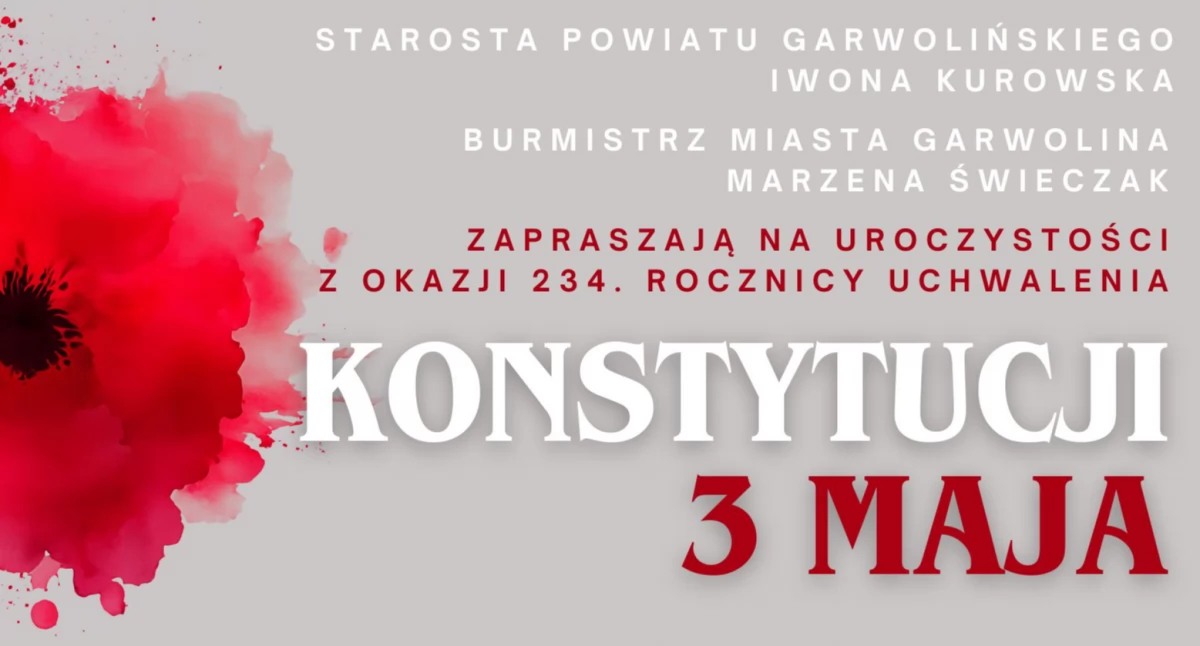 Powiatowo-miejskie obchody 234. Rocznicy uchwalenia Konstytucji 3 Maja