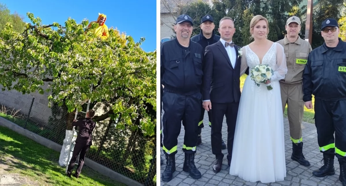 Strażak przed ślubem ratował...