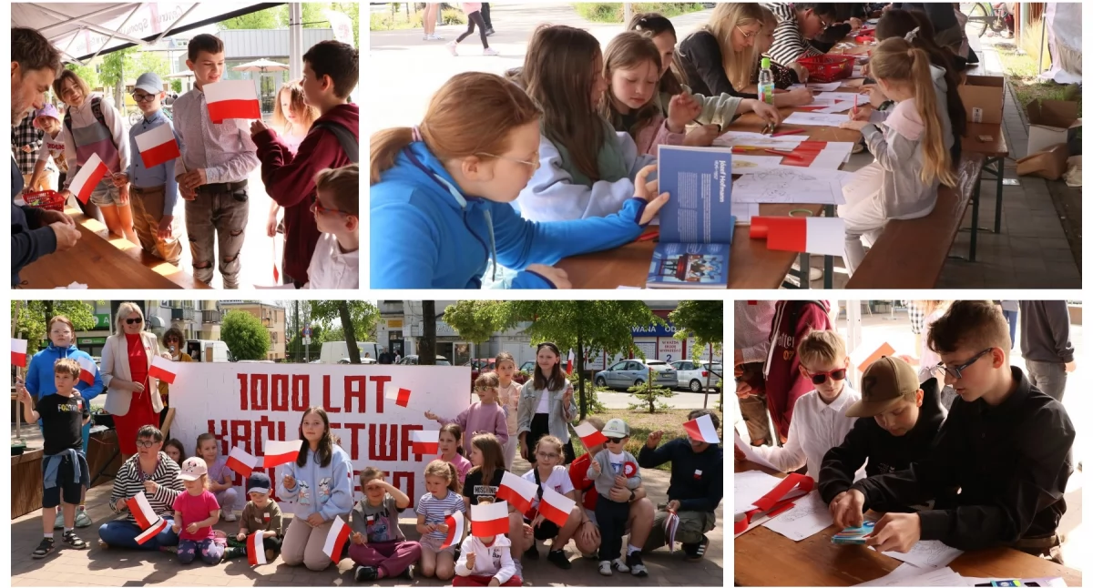 Świętowali na skwerku! Razem, radośnie i dumnie! 