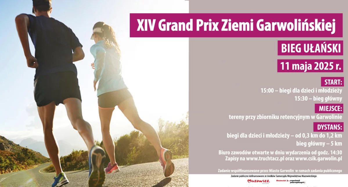 Bieg Ułański w Garwolinie - Drugi etap Grand Prix Ziemi Garwolińskiej 2025. Harmonogram i zapisy