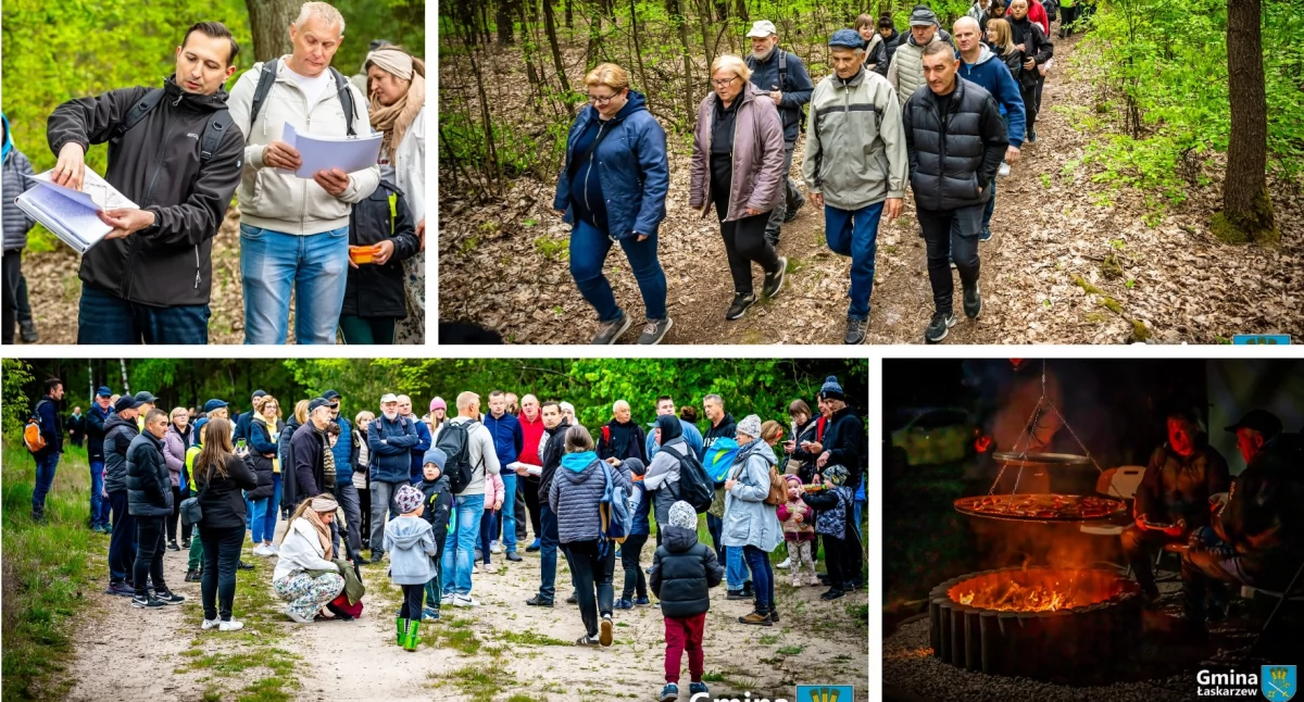 Wędrówka historyczna i ognisko – początek sezonu turystycznego w gminie