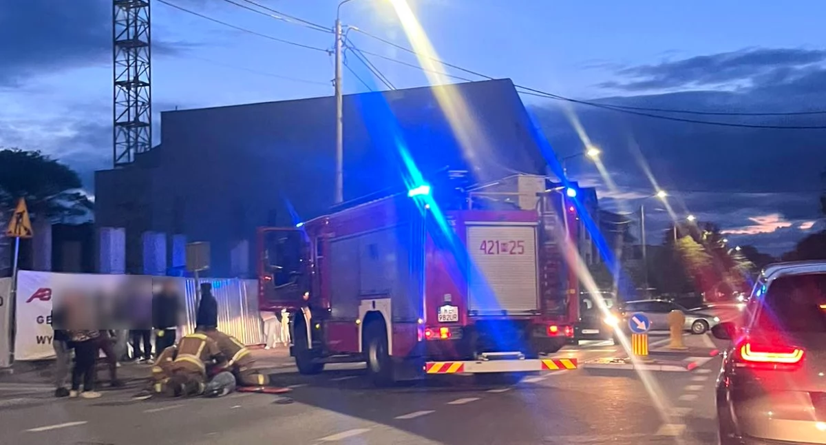 Potrącenie na pasach w centrum miasta