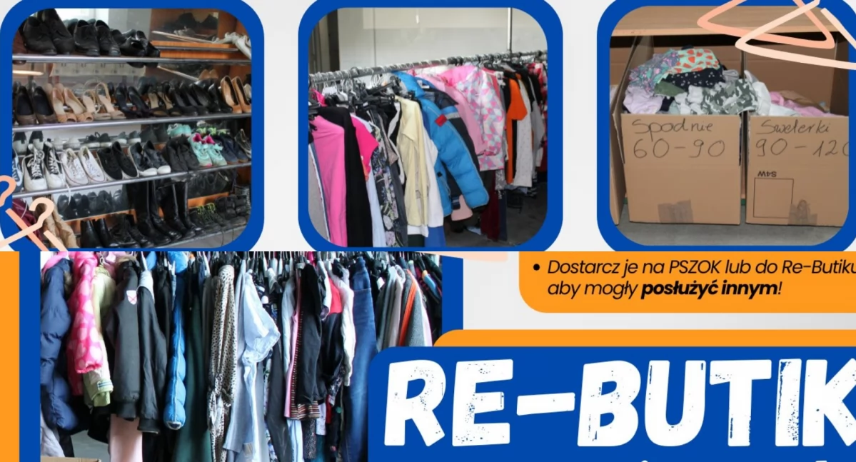 Rusza Re-Butik: Nie wyrzucaj ubrań – Niezniszczone mogą posłużyć innym!