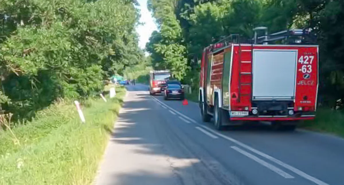 Zderzenie osobówek – Na miejsce zadysponowano liczne siły i środki