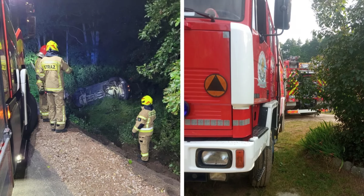 Tygodniowy raport strażacki: kolizje, pożar i powalone drzewo