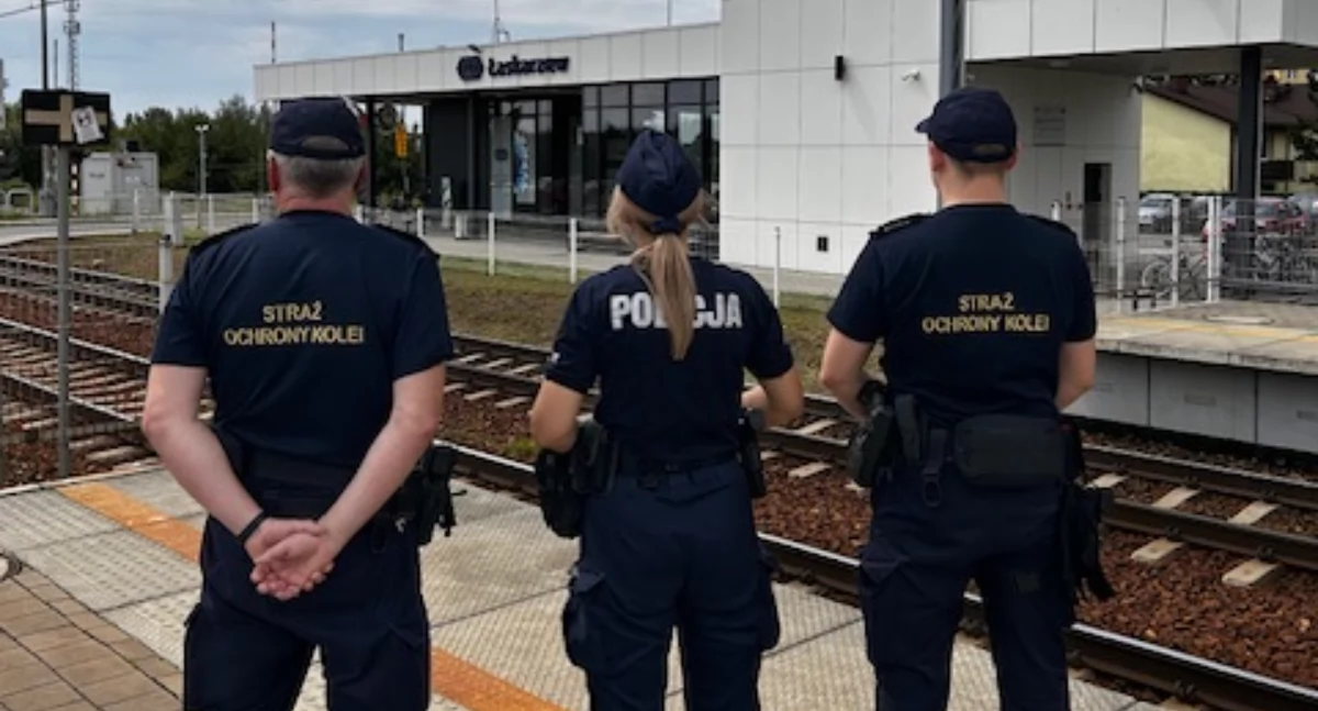 Bezpieczniej na torach i dworcach: Wspólne patrole Policji i SOK zwiększają bezpieczeństwo w regionie