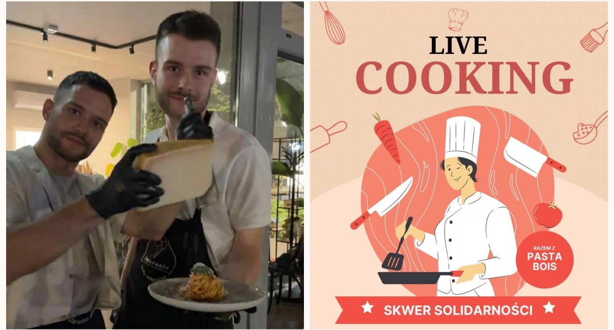 Live Cooking na skwerku! Włoskie smaki w centrum miasta! 