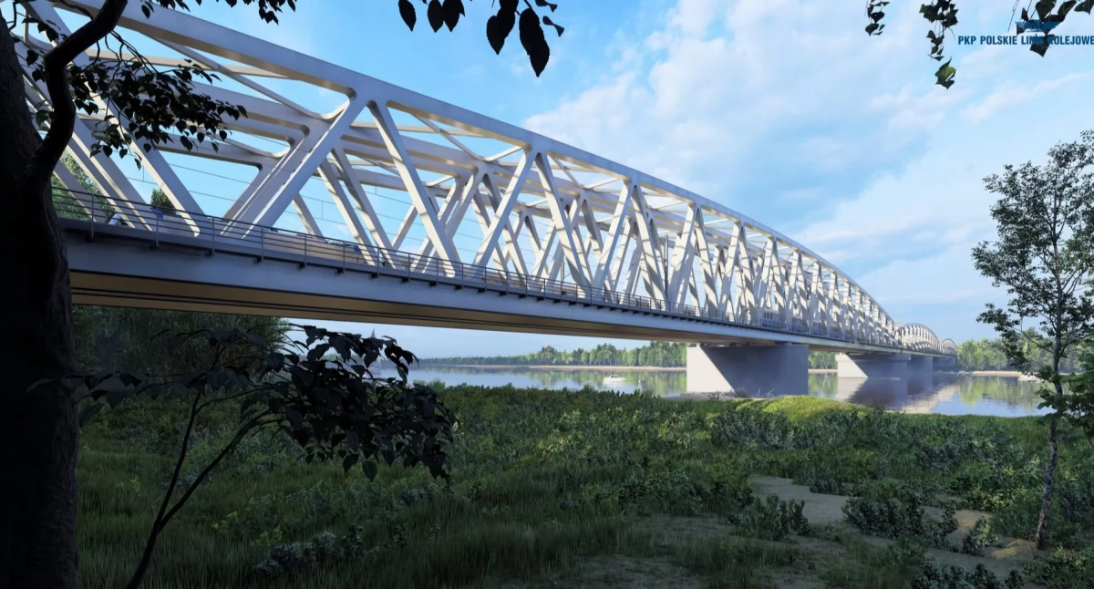 Kto przebuduje odcinek do Pilawy? Miliardowa modernizacja kolei i nowy most nad Wisłą