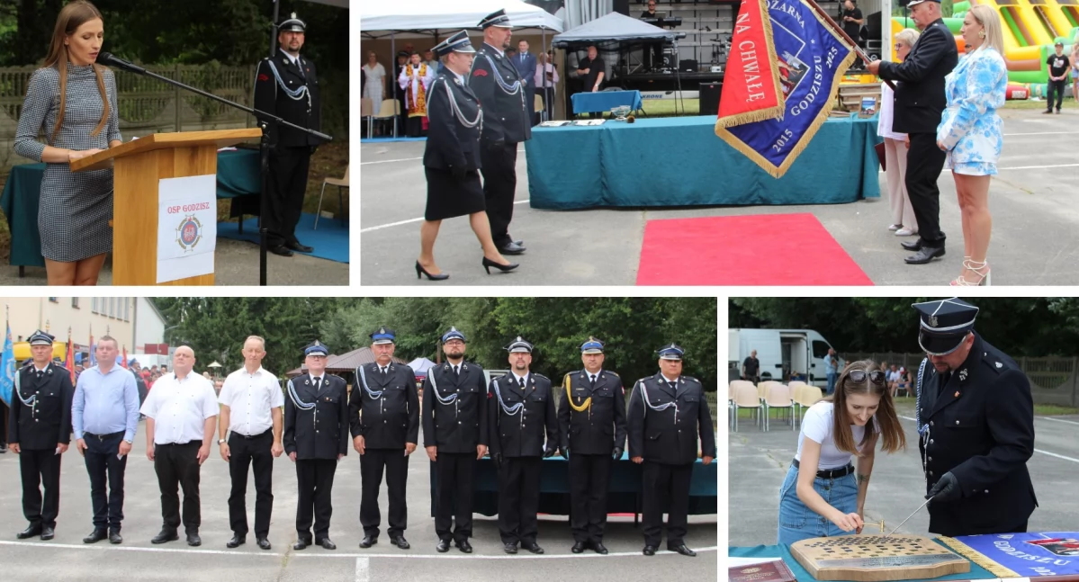 Najmłodsza jednostka w powiecie otrzymała sztandar ZDJĘCIA i VIDEO