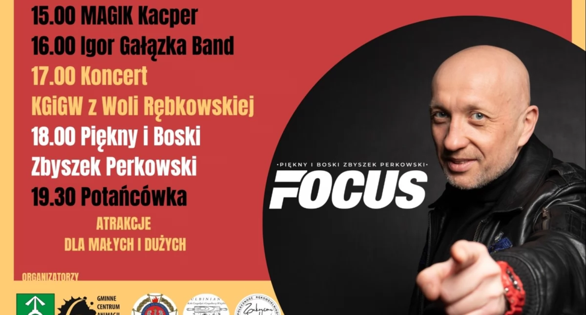 Focus z Pięknym i Boskim Zbyszkiem Perkowskim gwiazdą Pikniku Rodzinnego