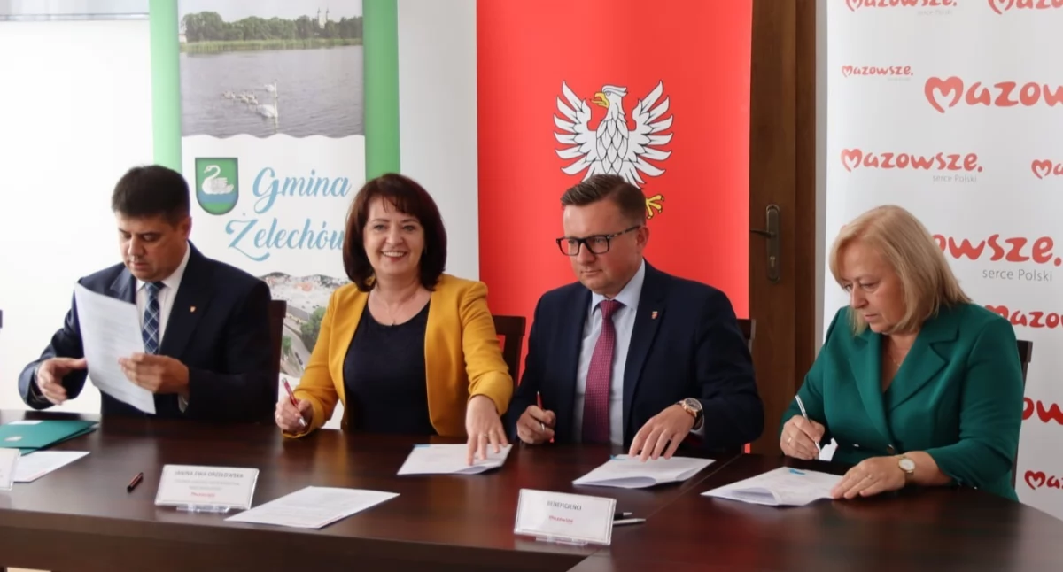  Lampy solarne i nowa zieleń dzięki wsparciu Mazowsza