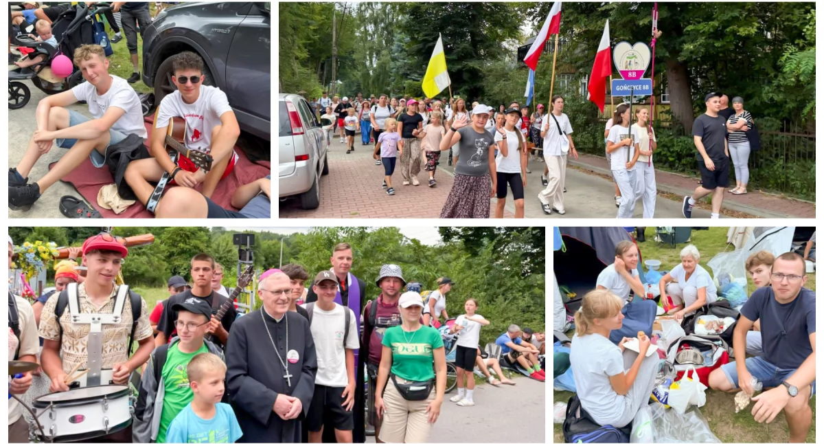 Pielgrzymi weszli w Góry Świętokrzyskie. Dzień szósty: Jasieniec Iłżecki – Suchedniów