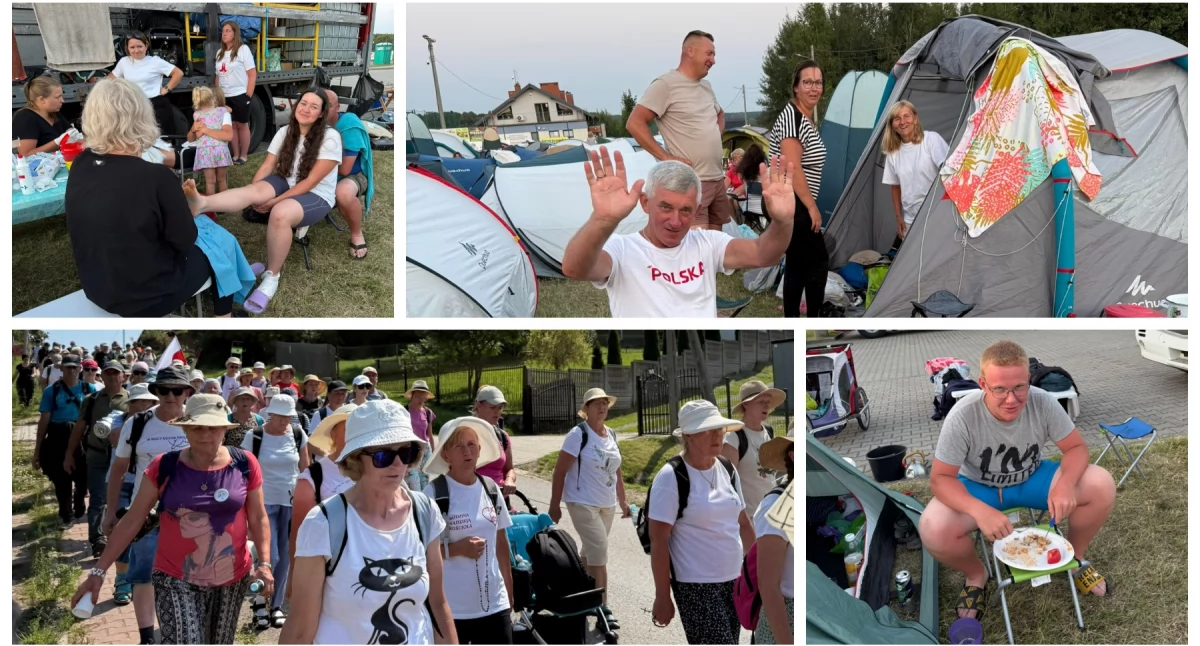 Pielgrzymi przeszli ponad połowę trasy! Dzień siódmy: Suchedniów - Kostomłoty