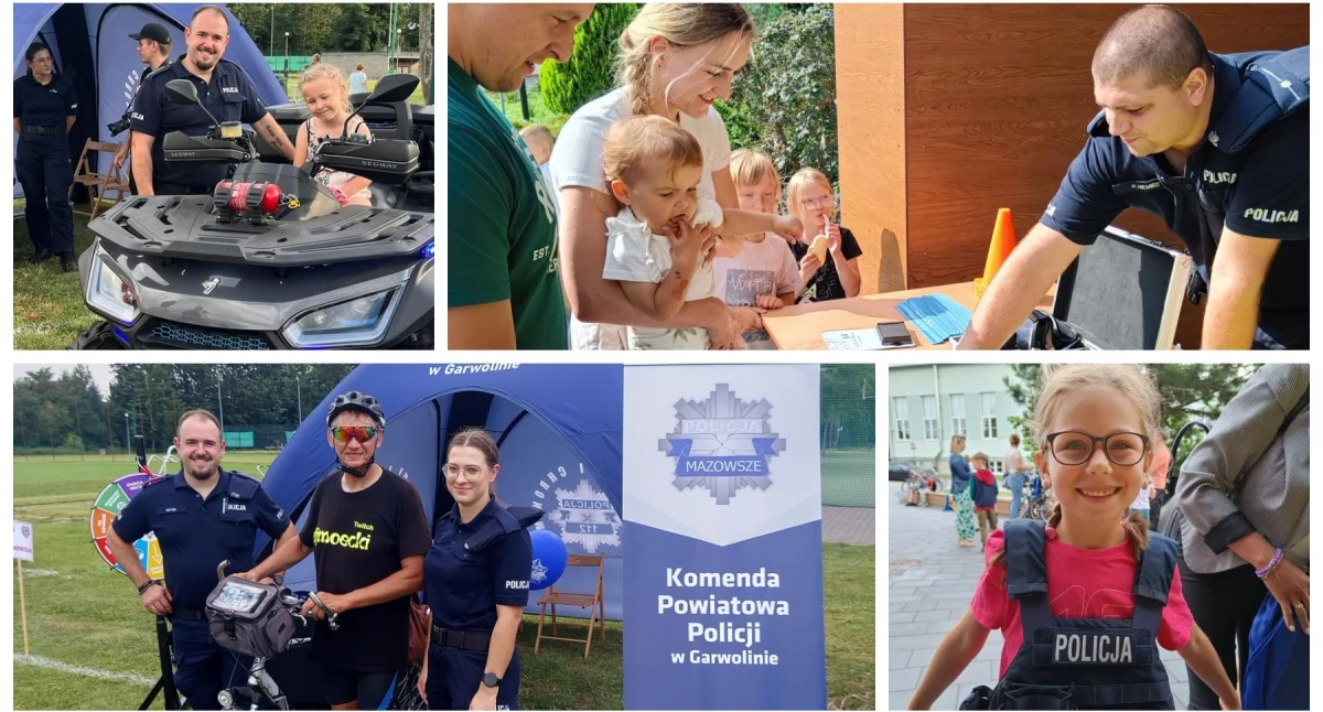 Policja edukuje przez zabawę - Festyny i pikniki z udziałem mundurowych