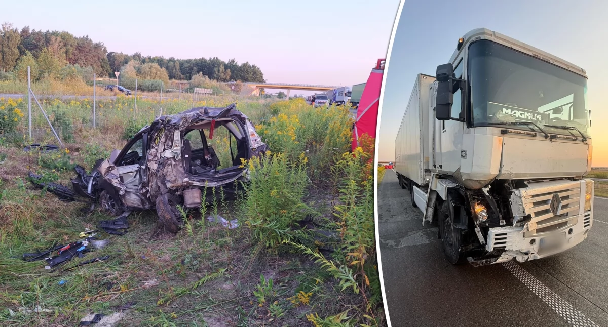Tragiczny wypadek na S17. Dwie osoby nie żyją, trzy ranne po zderzeniu z ciężarówką