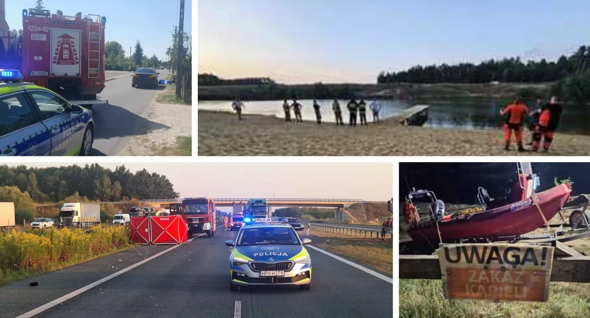 Tragiczny długi weekend. Seria wypadków i utonięć
