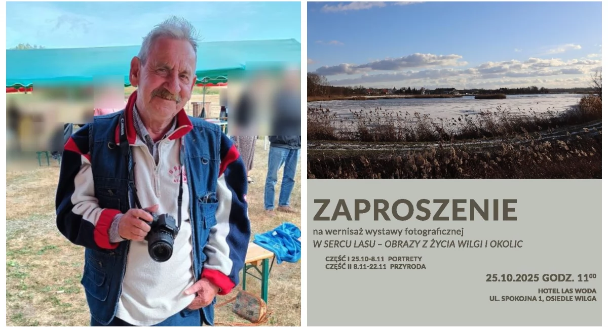 Odkryj Wilgę i okolice z Andrzejem Martynowiczem - Wystawa w Hotelu Las Woda