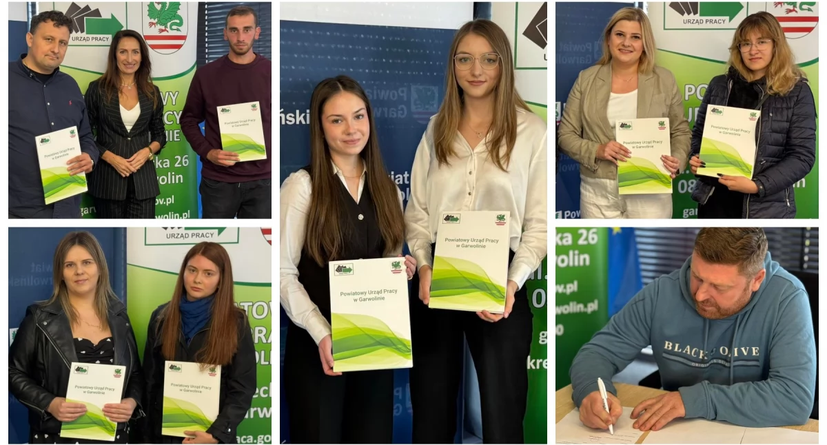 Będą staże i prace interwencyjne - Pracodawcy podpisali umowy