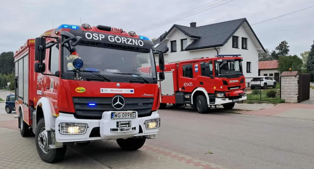 Ogień, kolizje i cichy zabójca: Tydzień intensywnych interwencji PSP i OSP