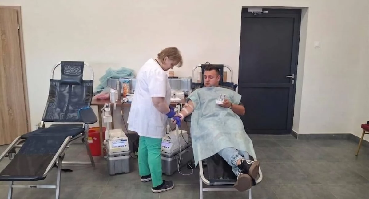 Ognisty Ratownik – Gorąca Krew w Korytnicy. Pierwsza akcja krwiodawstwa zakończyła się wielkim sukcesem