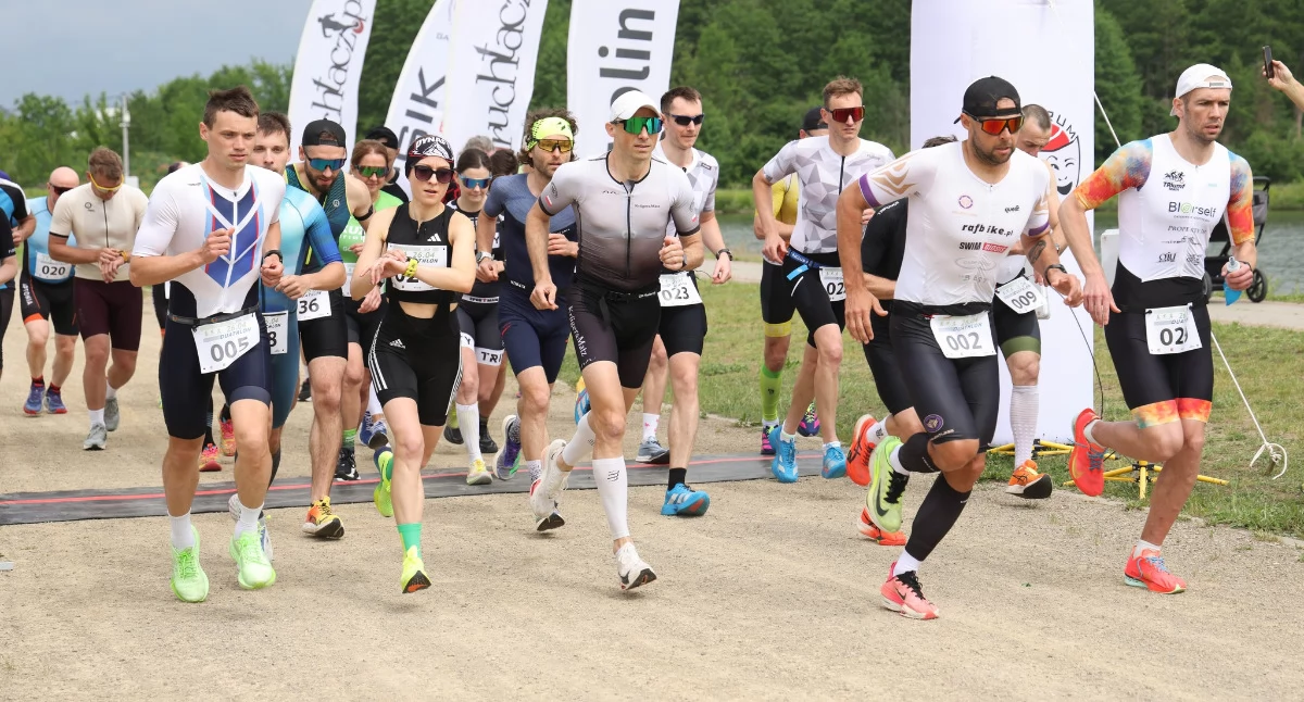 XI Duathlon Garwoliński – Biernacki znów najlepszy, 34 zawodników na trasie nad zbiornikiem