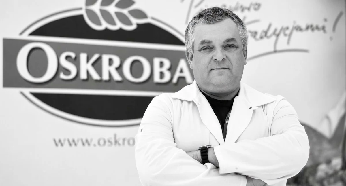 Nie żyje Dariusz Oskroba, wieloletni współwłaściciel piekarni Oskroba z Parysowa