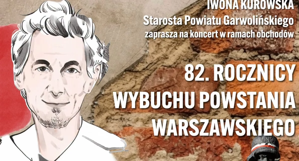 Maciej Miecznikowski w Garwolinie. Koncert z okazji 82. rocznicy wybuchu Powstania Warszawskiego