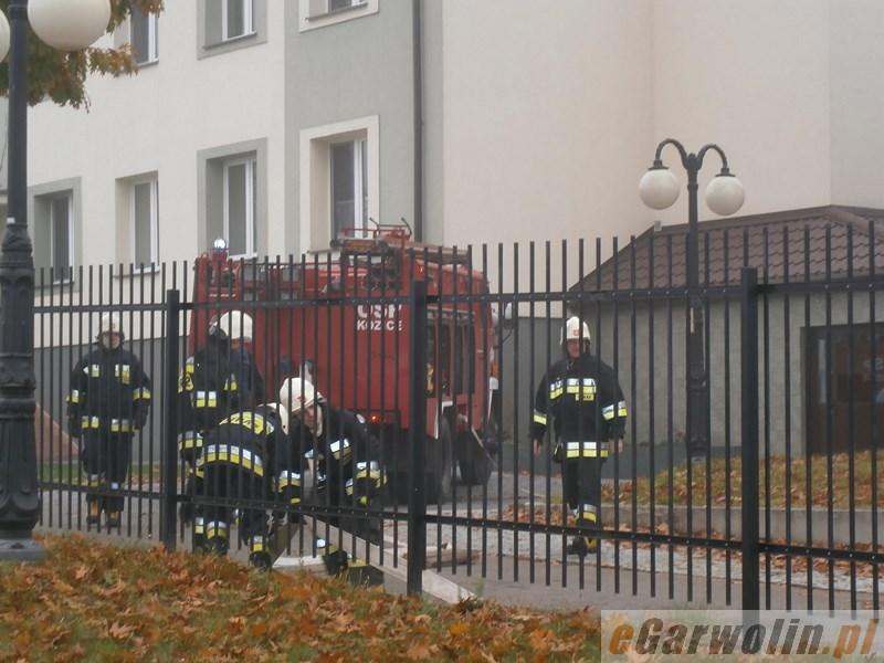 Pożar i ewakuacja w Domu Pomocy Społecznej w Życzynie