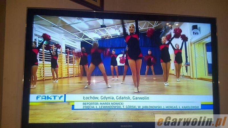 Cheerleaderki z Garwolina w Faktach TVN 