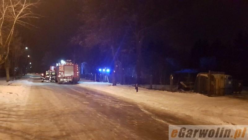 Pożar warsztatu samochodowego w Garwolinie