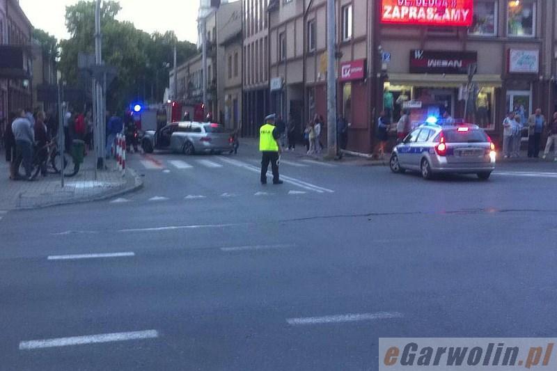 Zderzenie trzech aut w centrum Garwolina