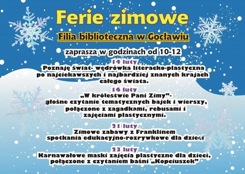 Ferie zimowe w gminie Pilawa