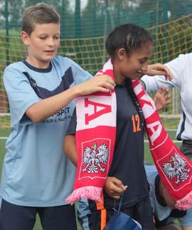 Z Kolumbii do Górzna: Zwiedzili obiekty sportowe i zagrali mecz
