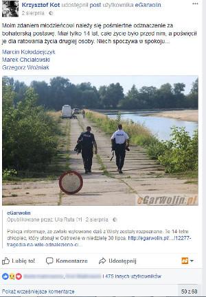 Wystąpią o pośmiertne odznaczenie dla Emila