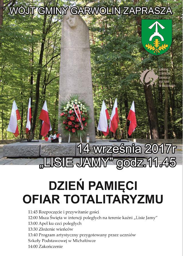 Dzień Pamięci Ofiar Totalitaryzmu w Lisich Jamach