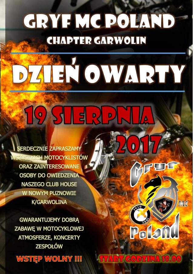 Dzień otwarty w Club House Gryf MC