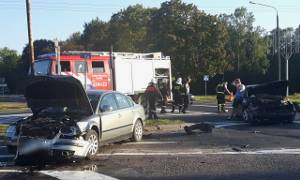 Wypadek w Górznie: Kierowca volvo zmarł w szpitalu