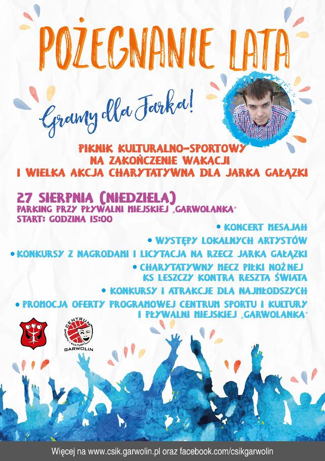 Pożegnanie lata. Gramy dla Jarka! Gwiazdą wieczoru Mesajah