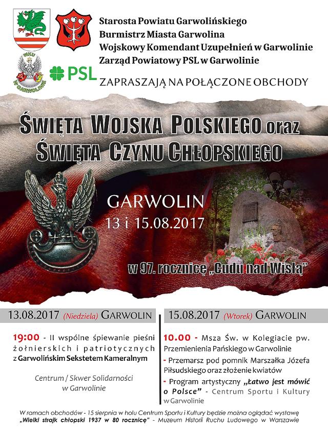 Święto Wojska Polskiego oraz Święto Czynu Chłopskiego 2017