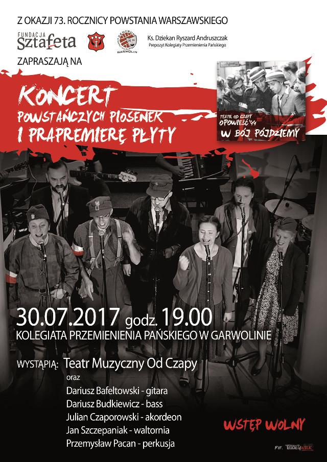 Koncert powstańczych piosenek w Garwolinie