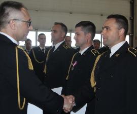 Dzień Strażaka w PSP Garwolin. Funkcjonariusze z awansami i odznaczeniami