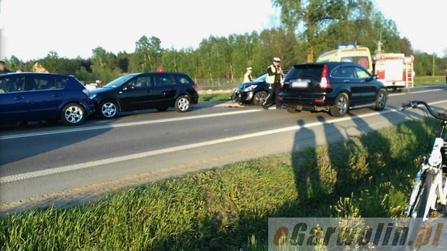 Wypadek w Górznie: zderzyły się 4 samochody