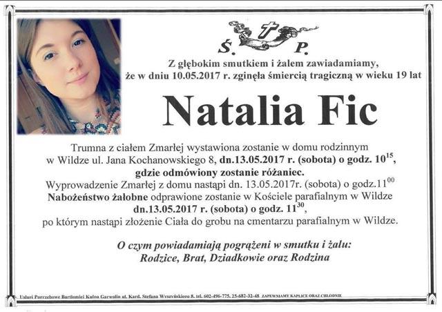 Zginęła w wypadku. Pogrzeb Natalii odbędzie się w sobotę