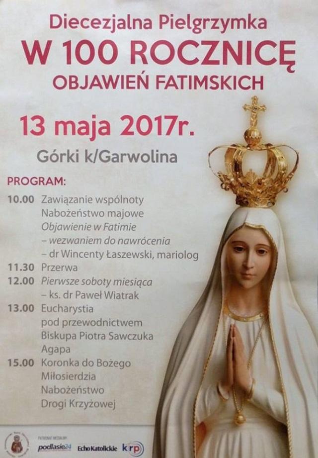 Diecezjalna Pielgrzymka w 100. rocznicę objawień fatimskich